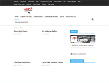 Tablet Screenshot of laughtilyoudrop.com